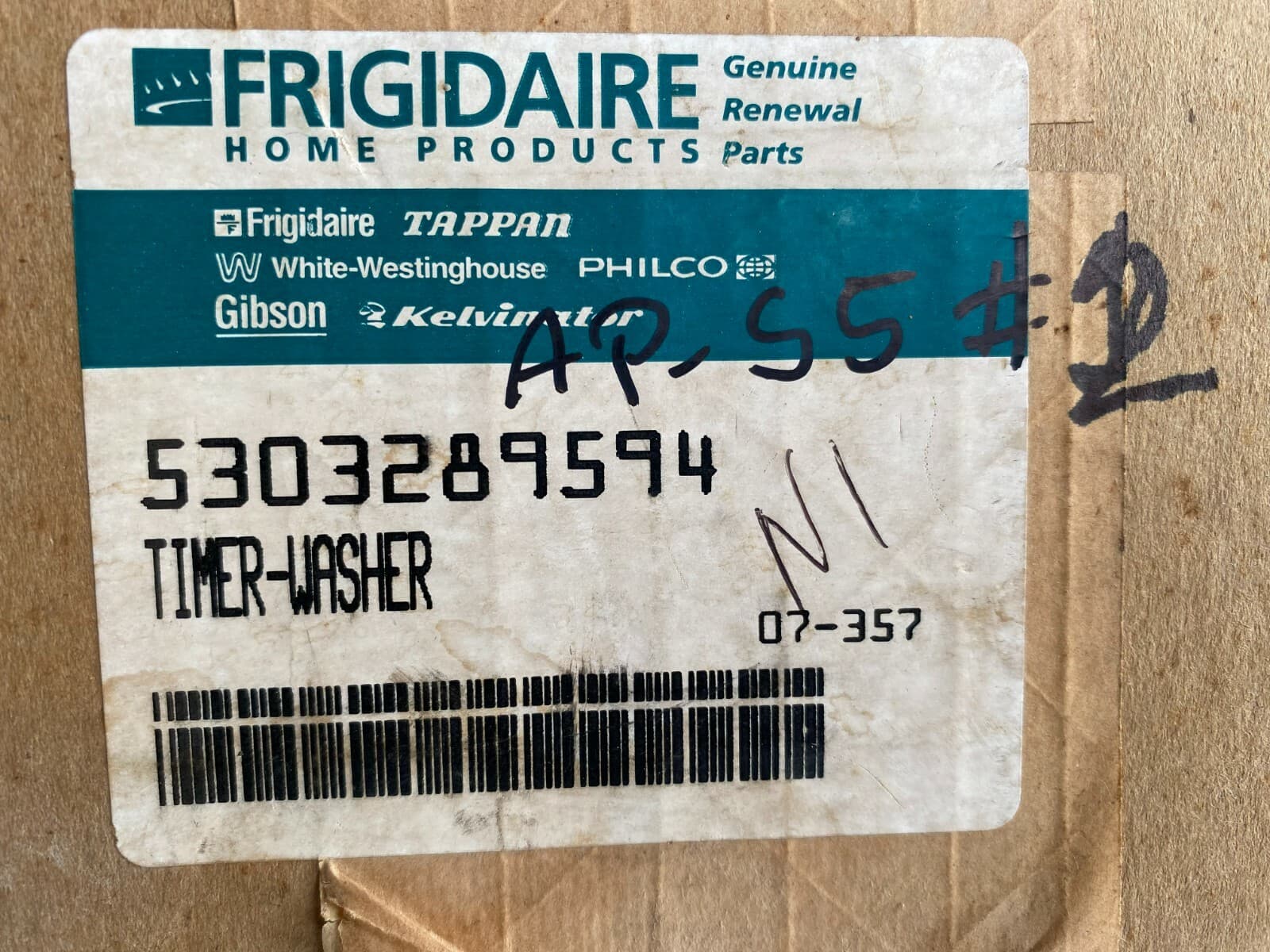 New Genuine  OEM Frigidaire Washer Timer 5303289594 — thumbnail 7