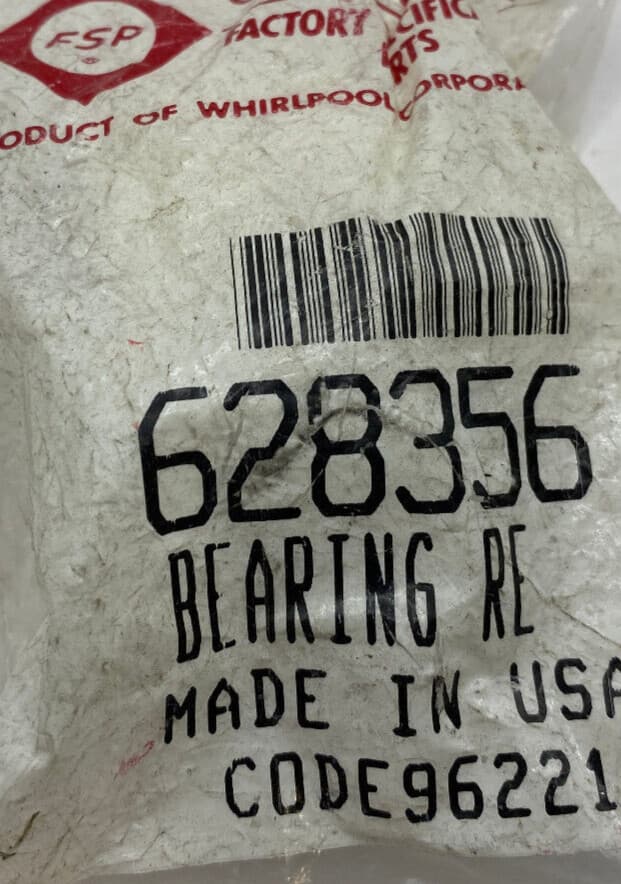 New Genuine OEM Refrigerator Fill Cup & Bearing WP628356 628356 — thumbnail 4
