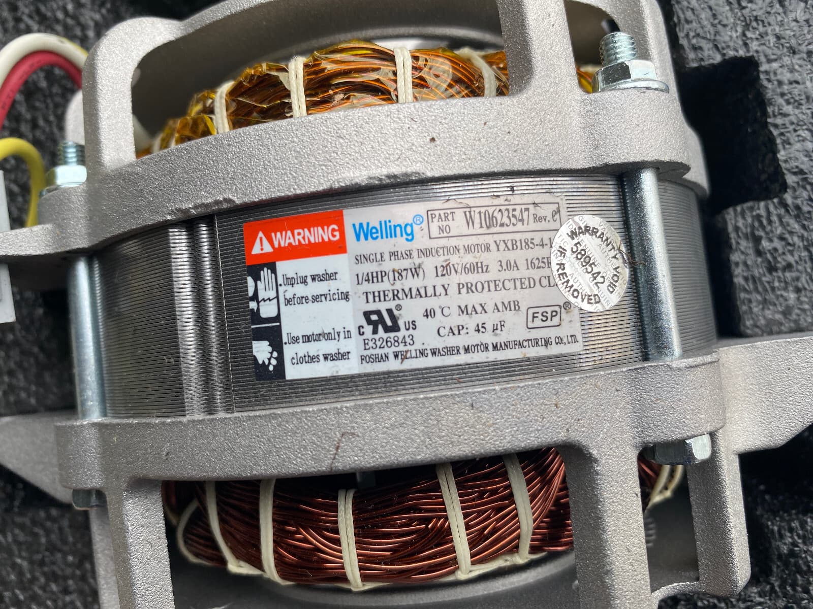 New Genuine OEM Whirlpool Washer Drive Motor W10890624 — thumbnail 3