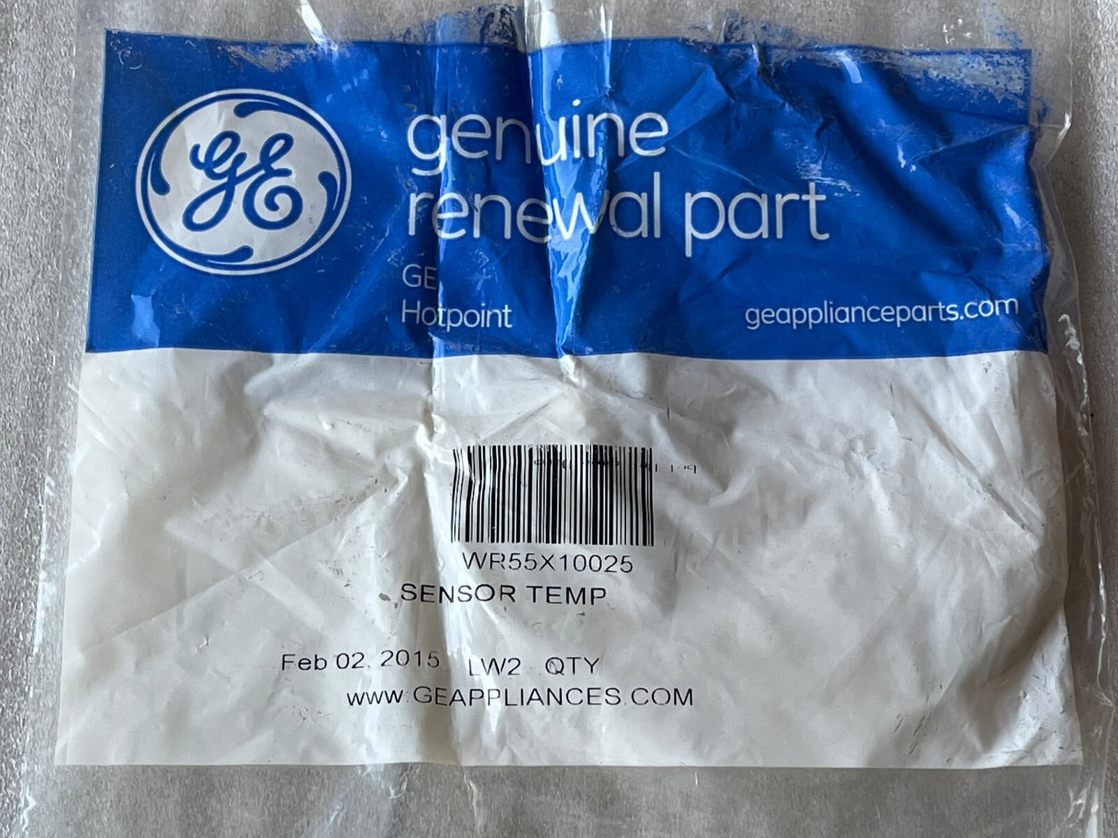 WR55X10025  New Genuine GE Refrigerator Temperature Sensor — thumbnail 9