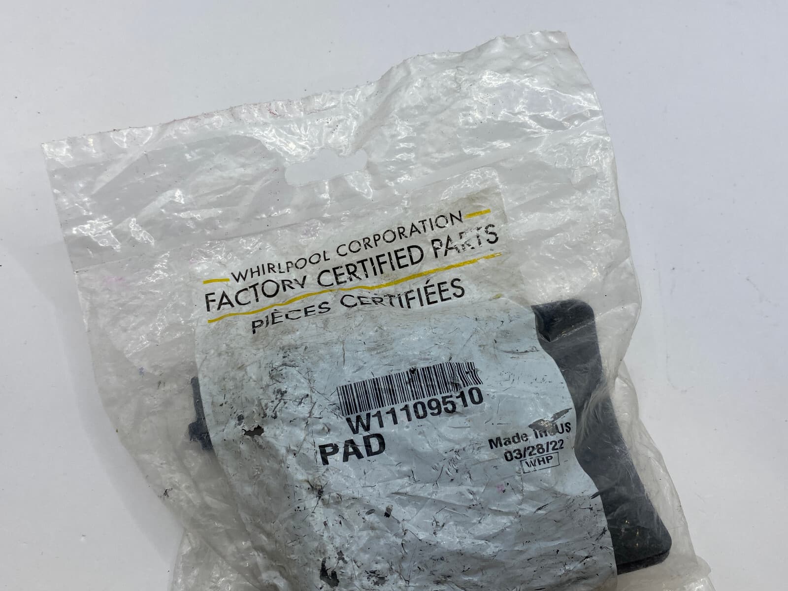New Genuine KitchenAid Refrigerator Pad W11109510 — thumbnail 3