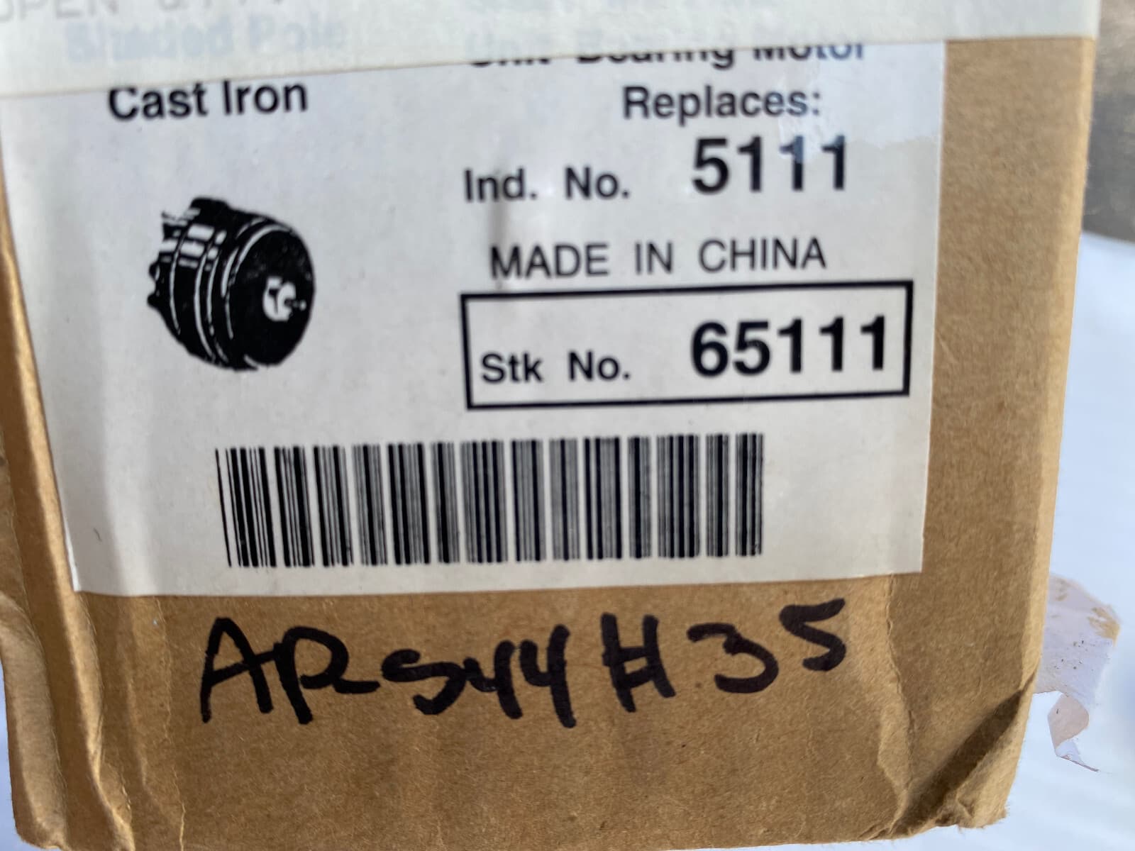New Packard Unit Bearing Motor 65111 — thumbnail 3