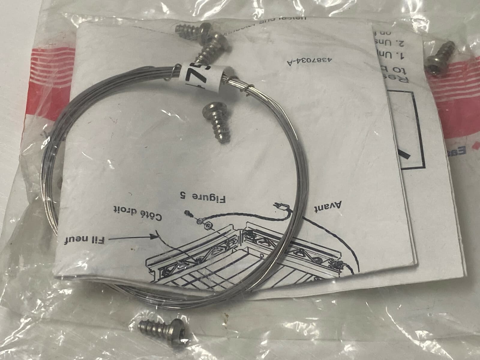 New Genuine Whirlpool Refrigerator Ice Maker Cutter Grid Wire Kit 4387020 — thumbnail 5