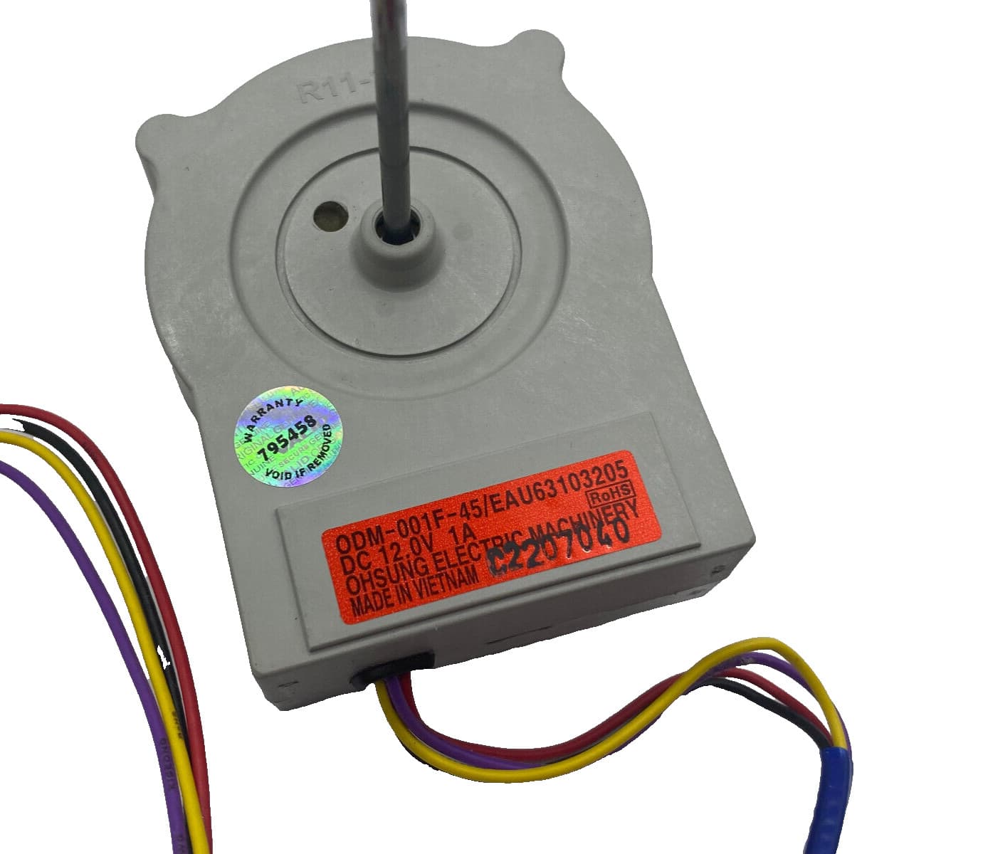 Genuine OEM LG Refrigerator Condenser Fan Motor and Blade EAU63103205 — thumbnail 7