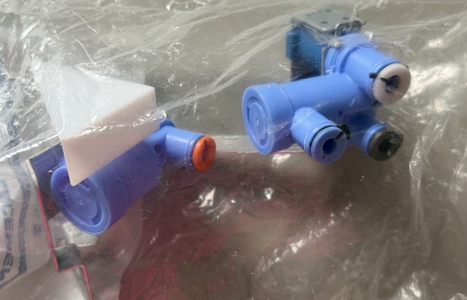 WR57X36626 GE Refrigerator Water Valve Assembly (Triple 3-Way) New Genuine — thumbnail 2
