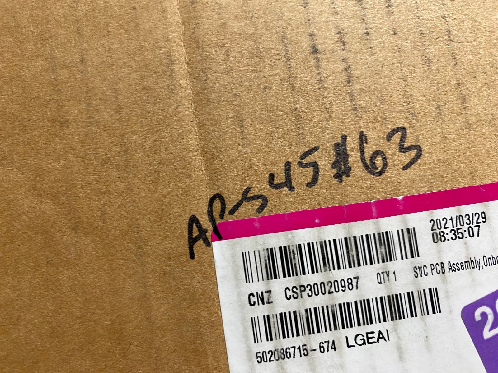 New Genuine OEM LG Refrigerator Electronic Control Board CSP30020987 — thumbnail 4