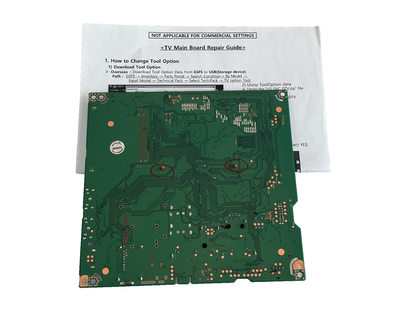 CRB38582001 OEM LG TV Main Board BPR Total Assembly Control Board Genuine — thumbnail 2