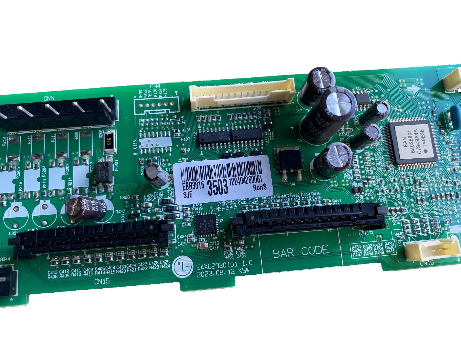 EBR38163503 LG OEM Genuine Washer Control Board NEW — thumbnail 7