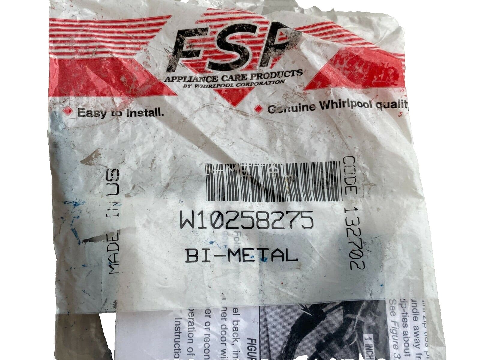 NEW Genuine OEM Whirlpool Dishwasher Fuse Kit W10258275 — thumbnail 3