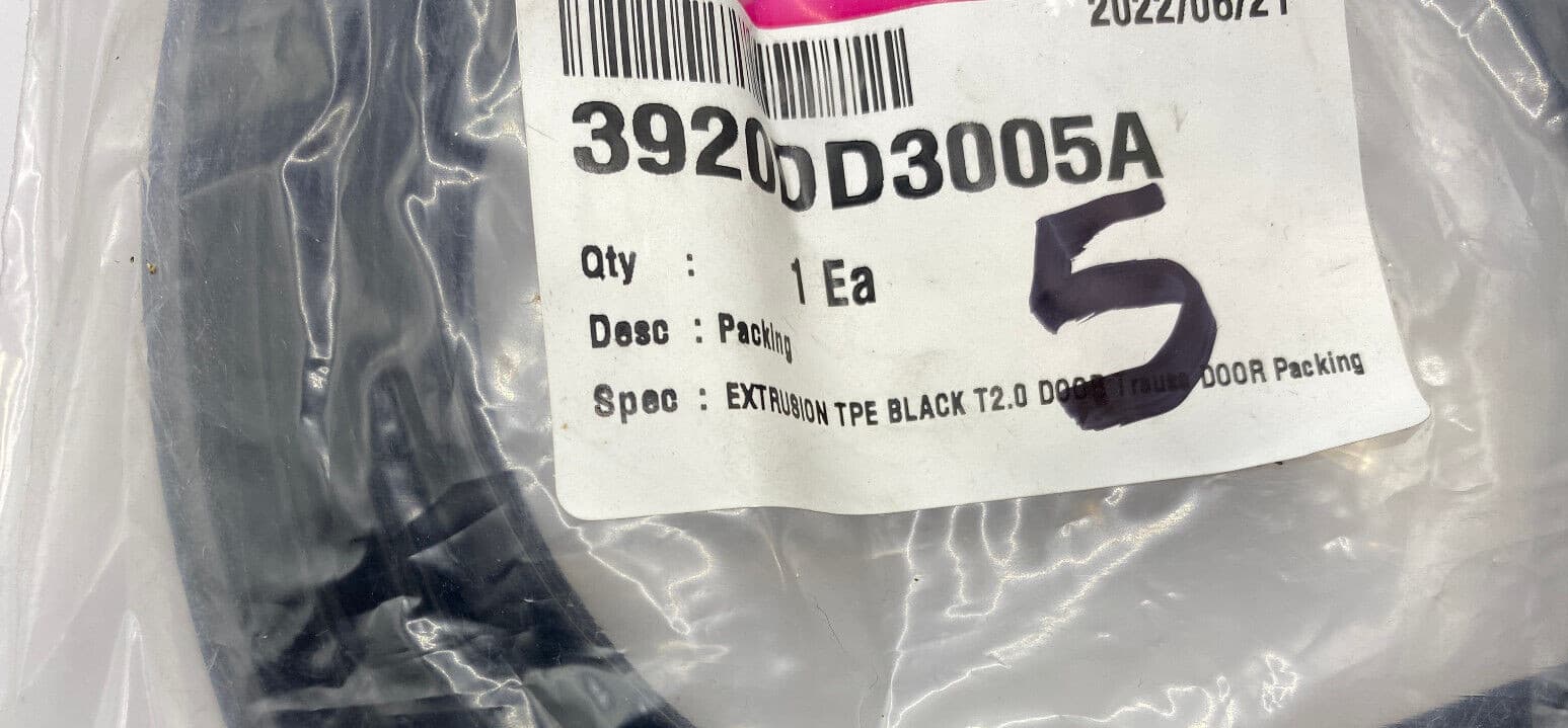 New Genuine OEM LG Dishwasher Tub Gasket  3920DD3005A — thumbnail 6