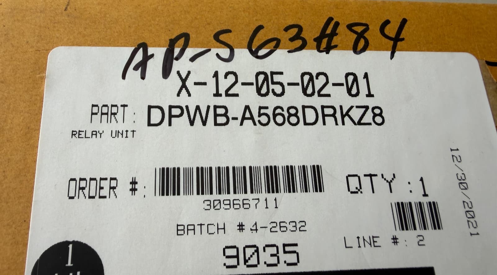 DPWB-A568DRKZ8  New Genuine Sharp Relay Board Unit — thumbnail 7