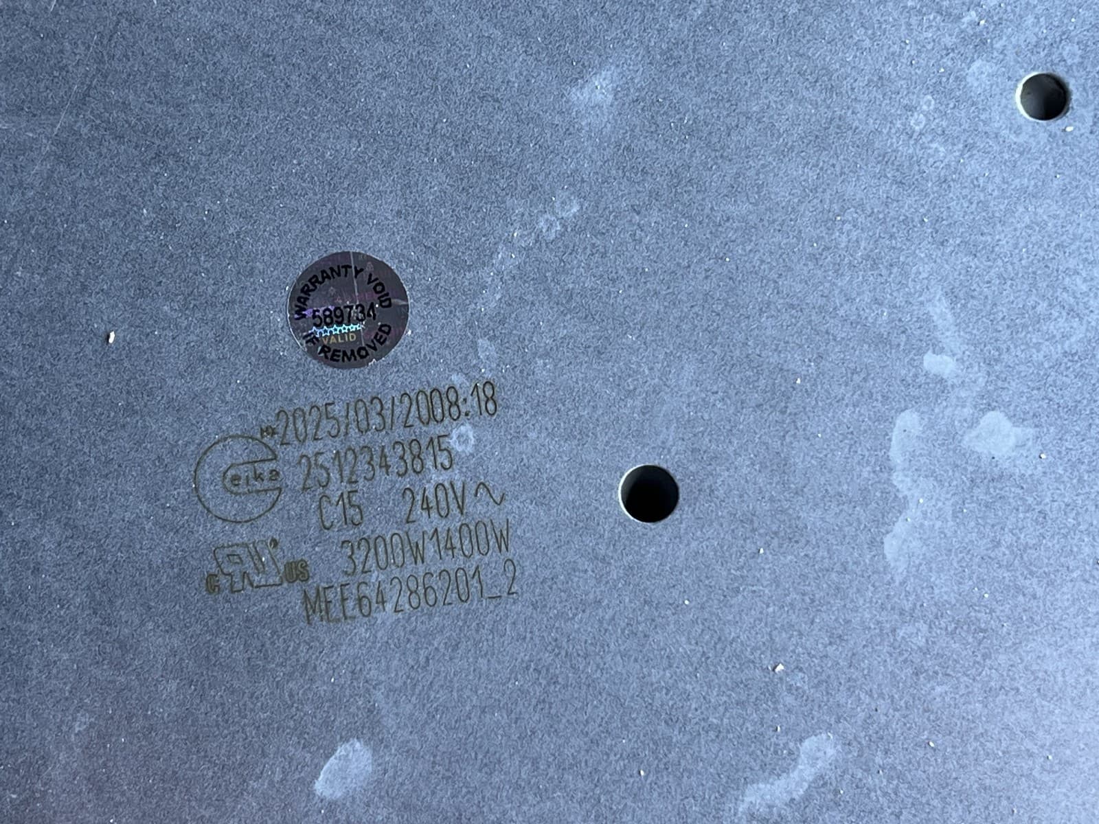 NEW Genuine OEM LG Electric Range Radiant Surface Element LDE3035SB MEE64286201 — thumbnail 6