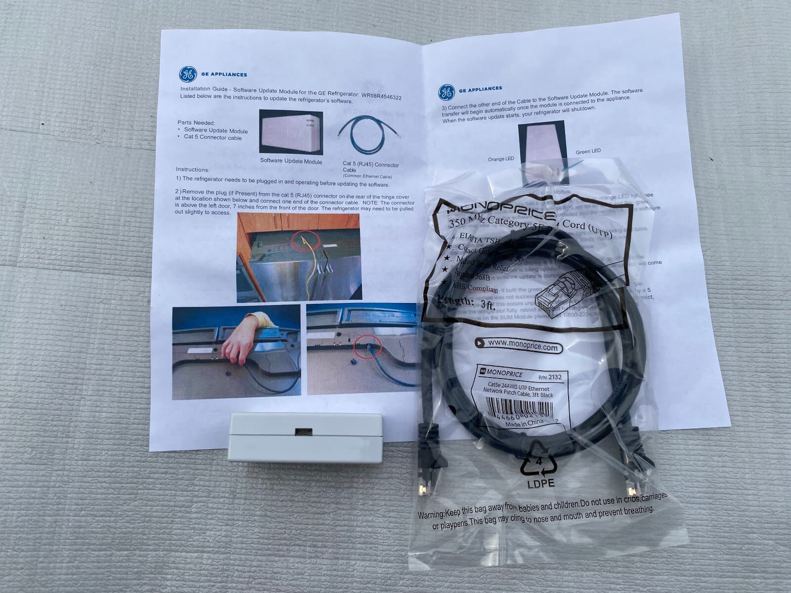 Genuine GE Refrigerator Software Update  WR98R4546322 — thumbnail 3