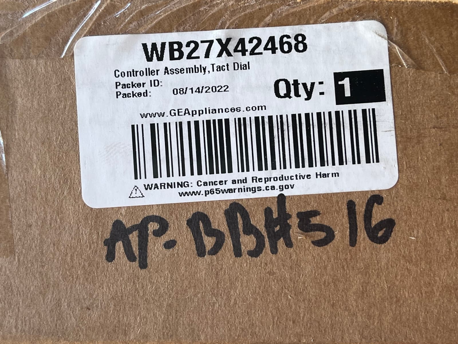 New Genuine GE Microwave Controller Assemblytact Dial WB27X42468 — thumbnail 6
