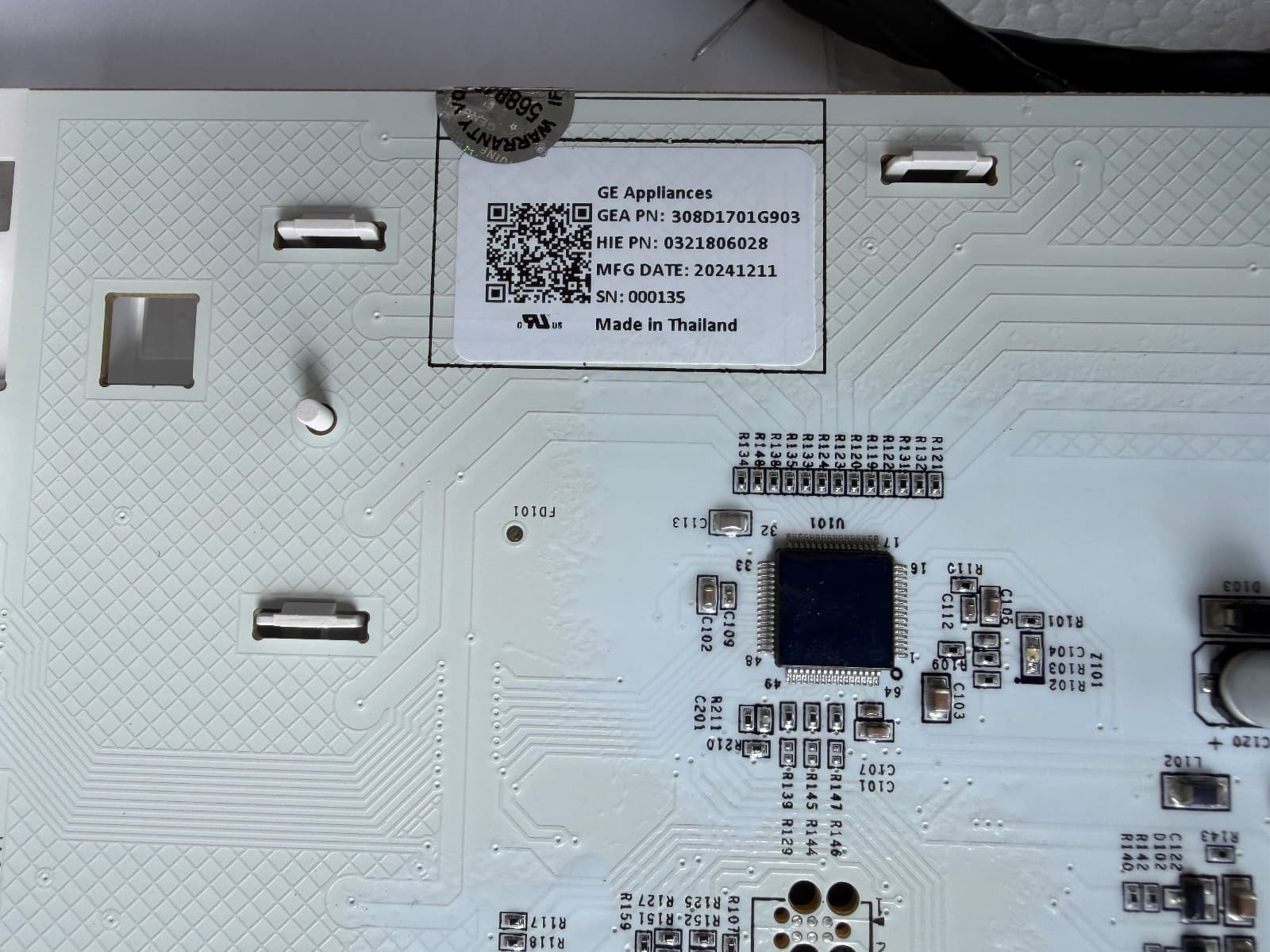 WH22X34919 GE  Washer User Interface Control Board New OEM  Genuine — thumbnail 7