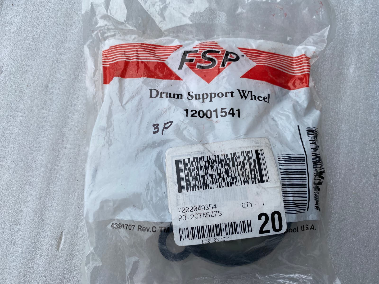 NEW Genuine OEM  Whirlpool Dryer Drum Support Roller MDG6800AW 12001541 — thumbnail 13