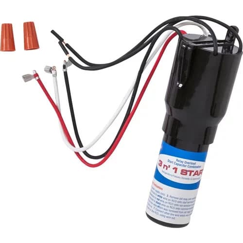 New Genuine  Supco Refrigerator Relay Capacitor Overload RC0810 3-in-1