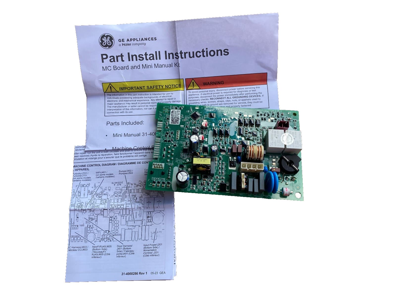 WD21X32938 OEM GE Dishwasher Main Control Board NEW Genuine — thumbnail 4