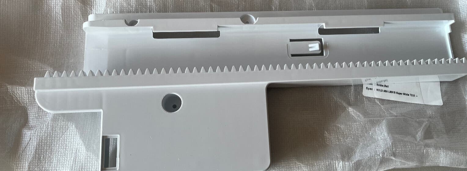 New Genuine LG Refrigerator Rail Holder Set MEG65819303 MEG65819304