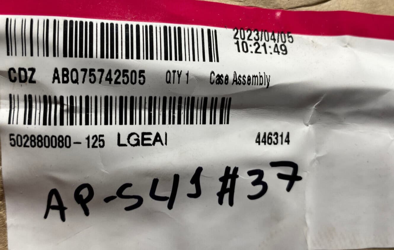 ABQ75742505  OEM LG Dishwasher Drain Pump Case Assembly New Genuine — thumbnail 4