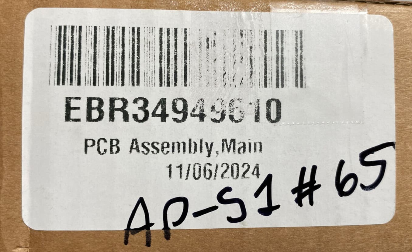 New Genuine OEM LG Washer PCB Assembly, Main EBR34949610 — thumbnail 4