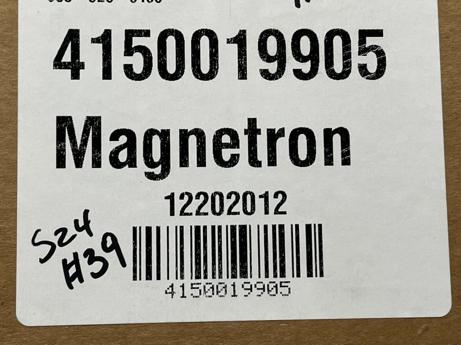 NEW Genuine OEM TOSHIBA Microwave Magnetron  4150019905 — thumbnail 4