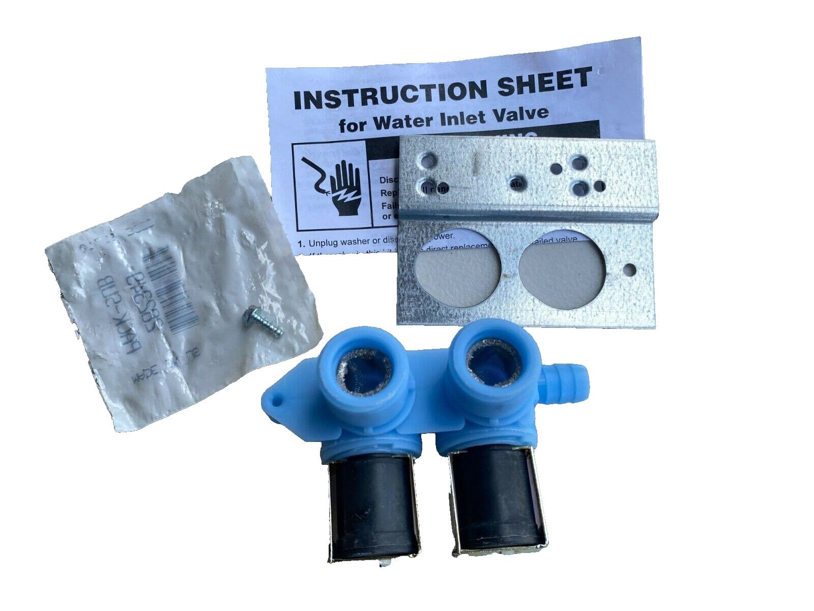 New Genuine  OEM Whirlpool Washer Water Inlet Valve 285805 — thumbnail 6