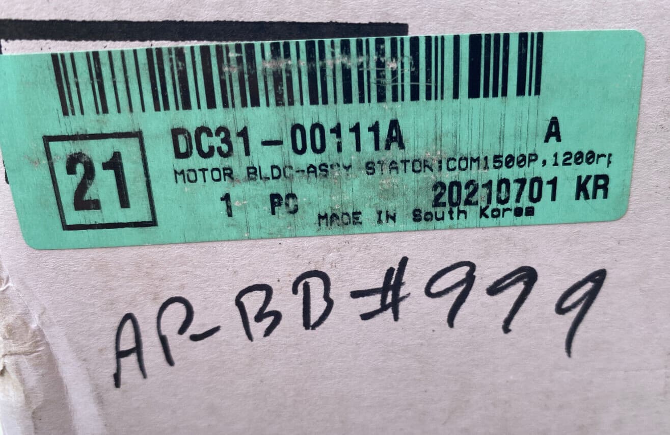 New Genuine OEM Samsung Washer Drive Motor Stator DC31-00111A — thumbnail 3