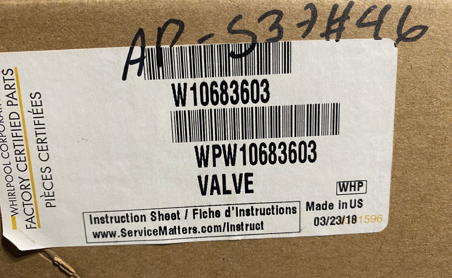 New OEM Genuine  Whirlpool Washer Water Valve W10683603 — thumbnail 4