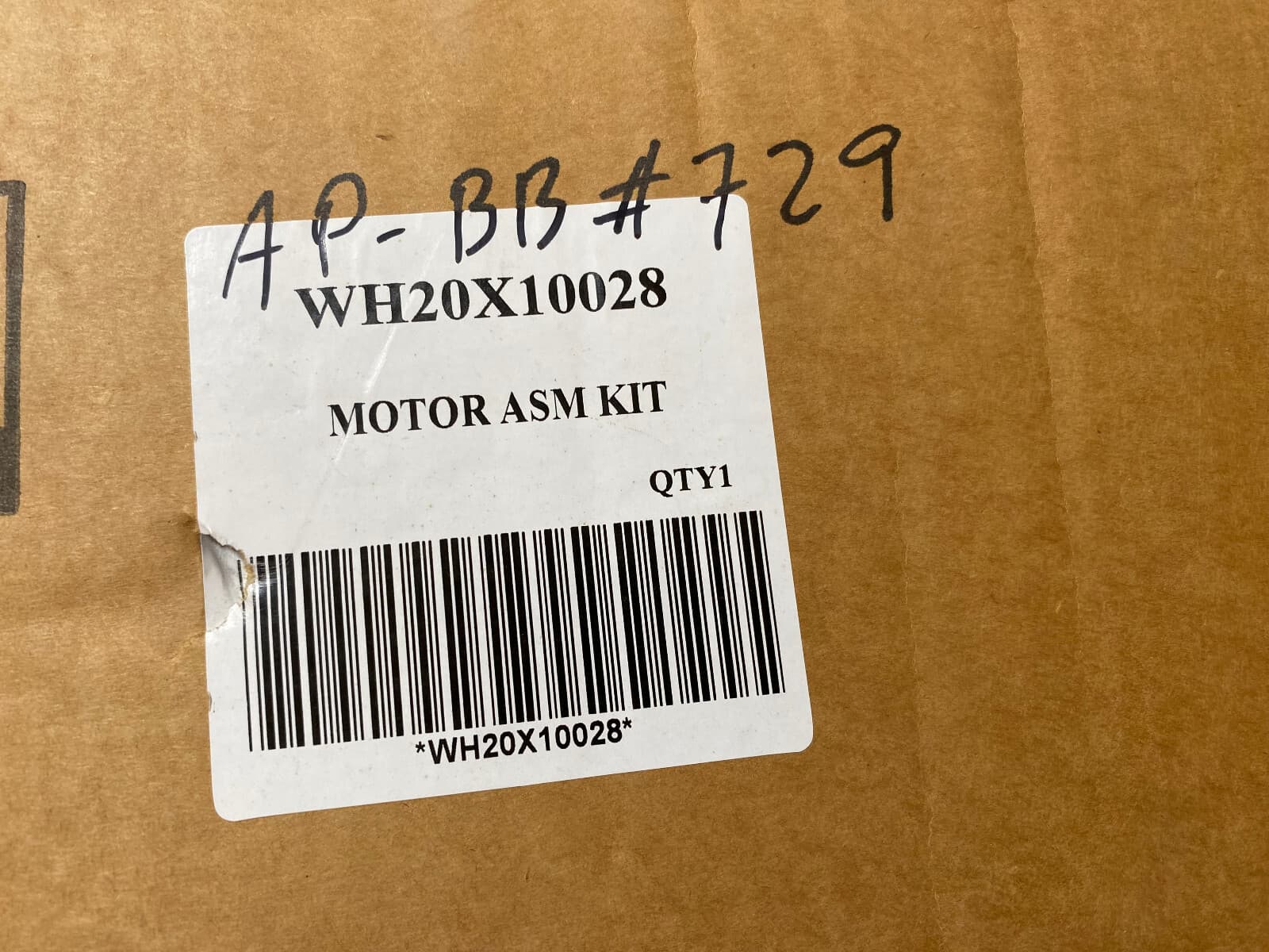 New Genuine OEM GE Washer Drive Motor Kit WH20X10028 — thumbnail 5