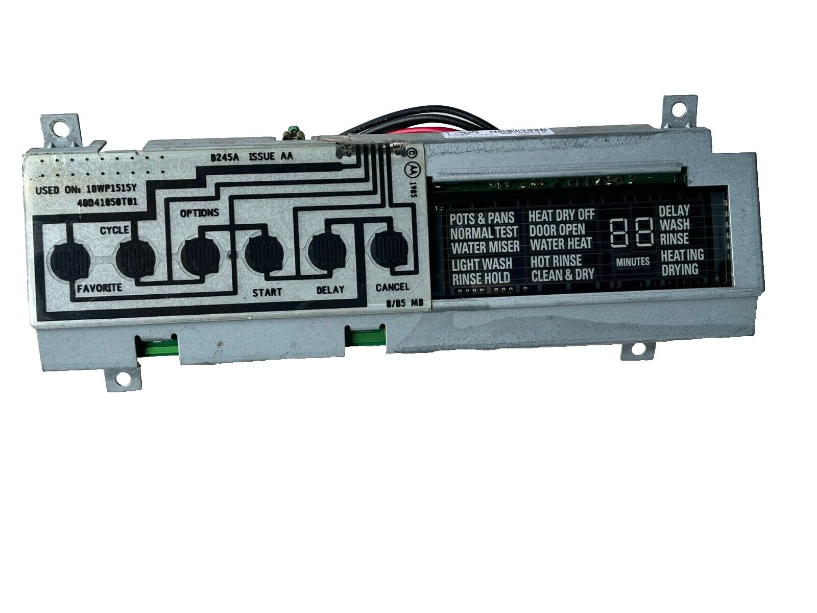 3368258 Genuine OEM  Whirlpool Dishwasher Control Board