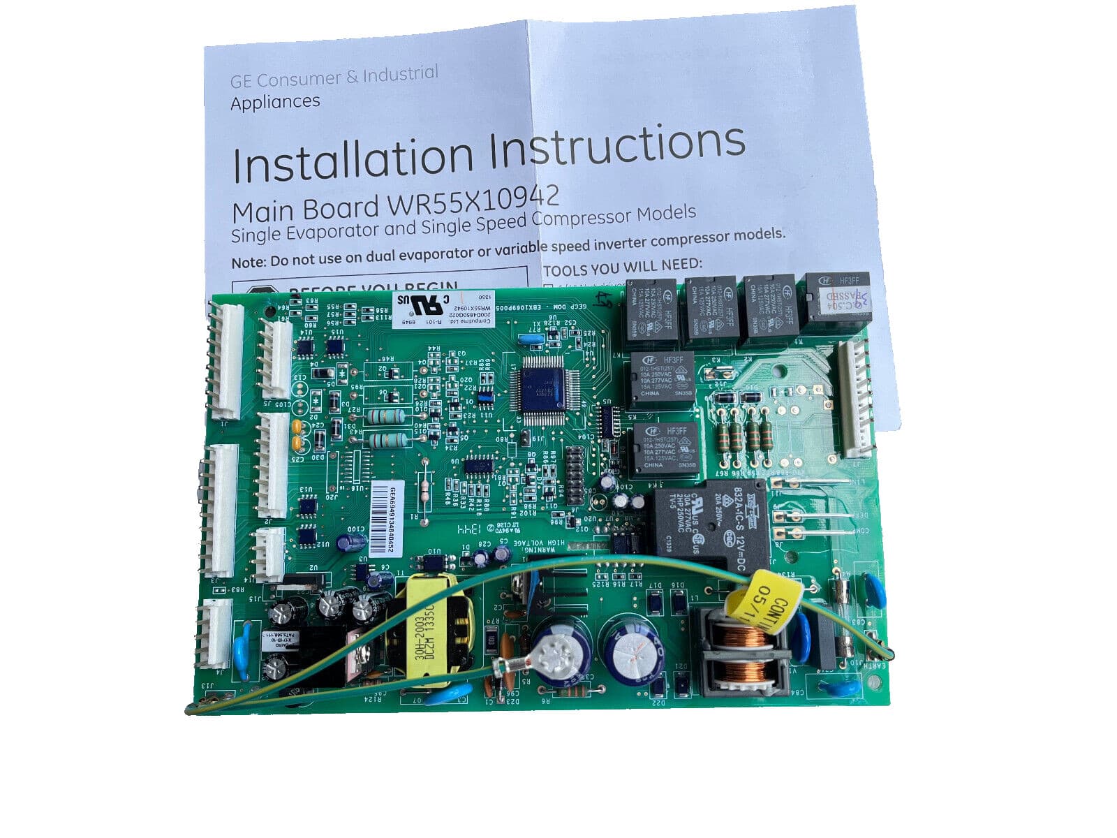 WR55X10942 OEM GE Refrigerator Electronic Control Board New Genuine