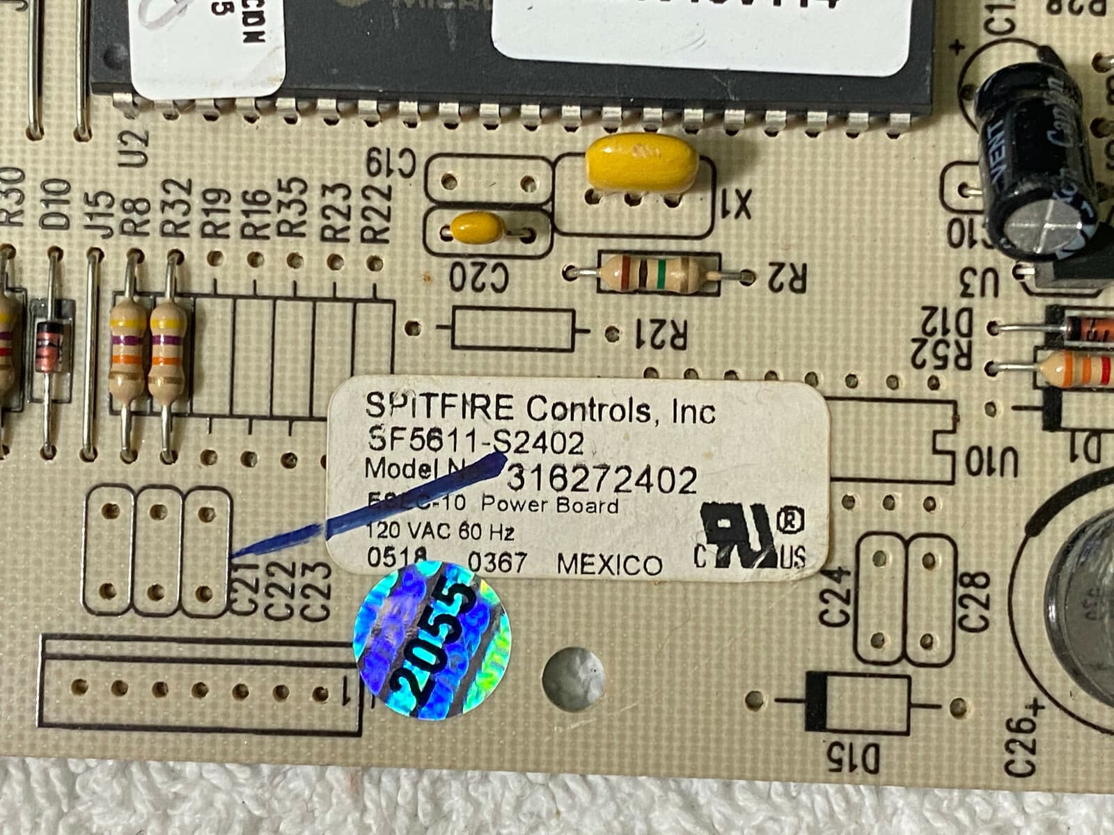 316272402 OEM Frigidaire Range Oven Relay Board Genuine — thumbnail 2