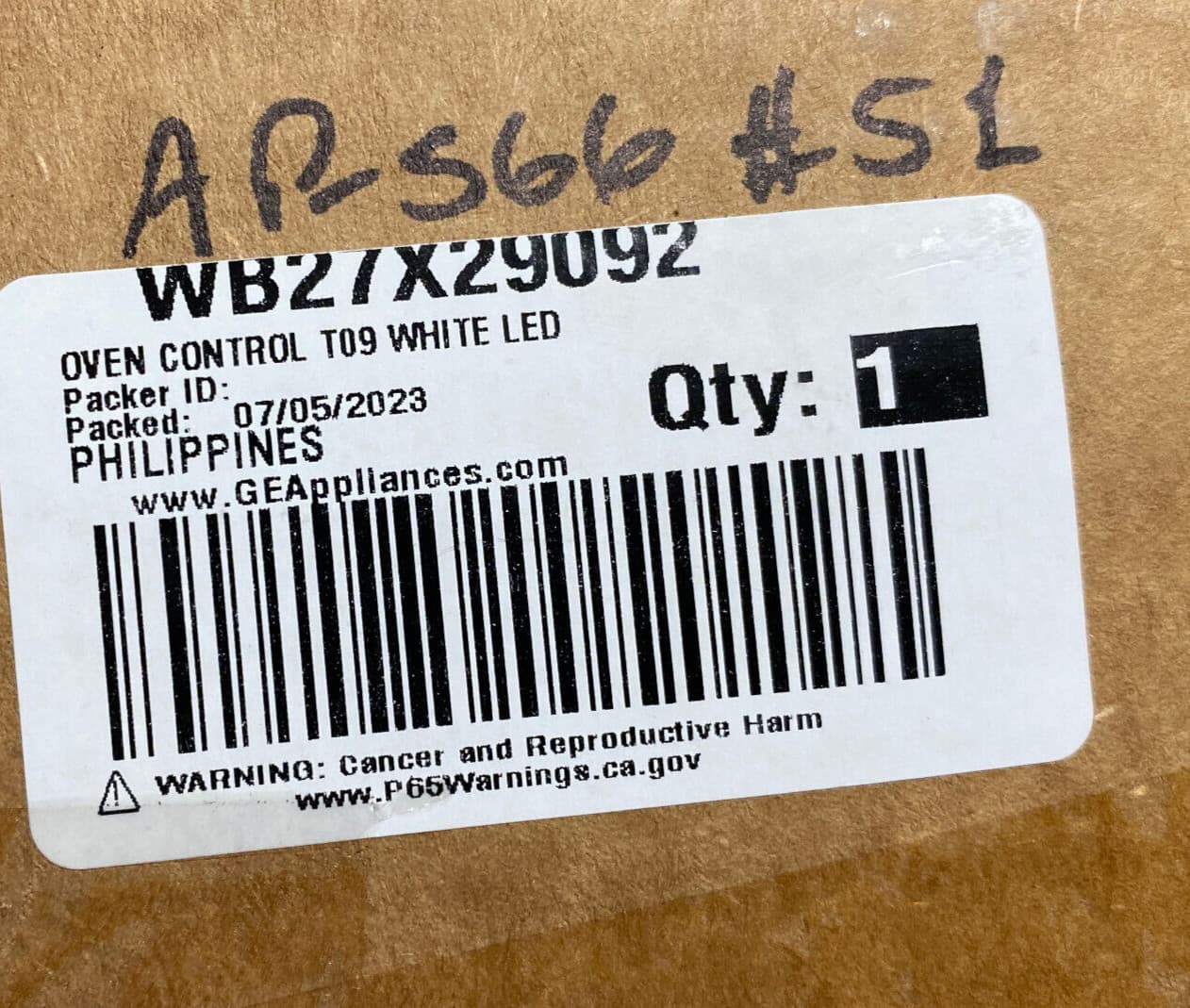 New Genuine OEM GE Oven Control Board WB27X29092 — thumbnail 5