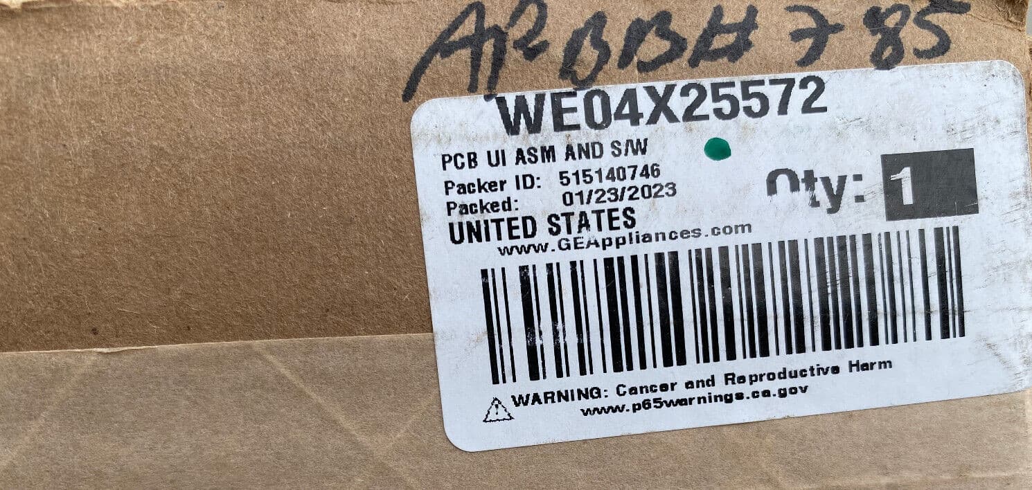 New Genuine OEM GE Washer User Interface WE04X25572 — thumbnail 8