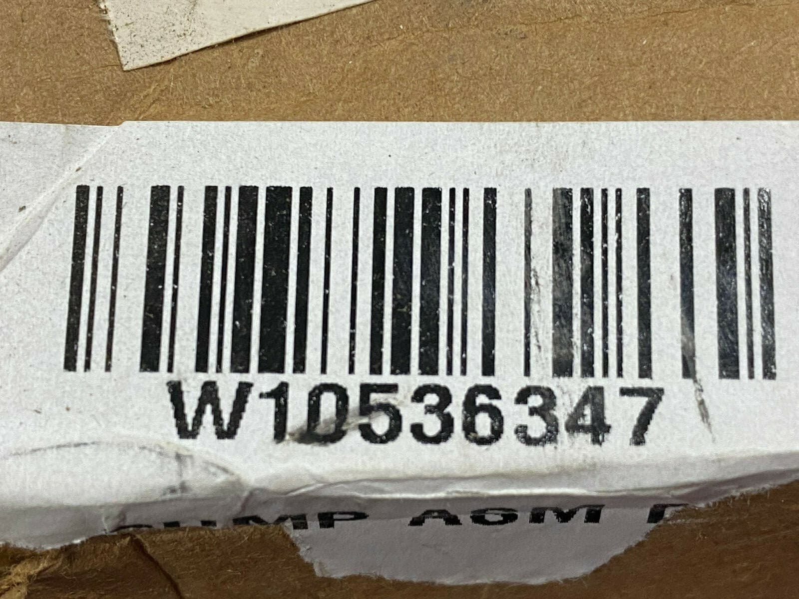W10536347 Whirlpool OEM Washer Drain Pump Kit NEW Genuine — thumbnail 13