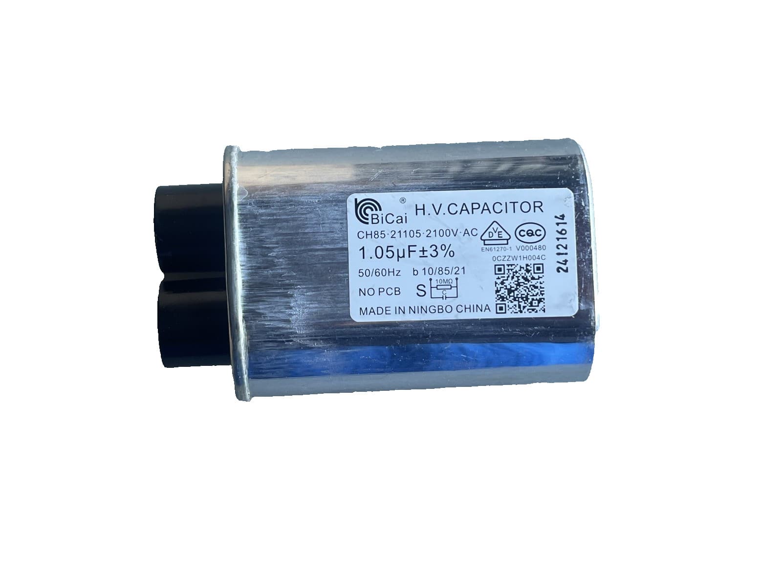 New Genuine LG Microwave Capacitor High Voltage OCZZW1H004C — thumbnail 5