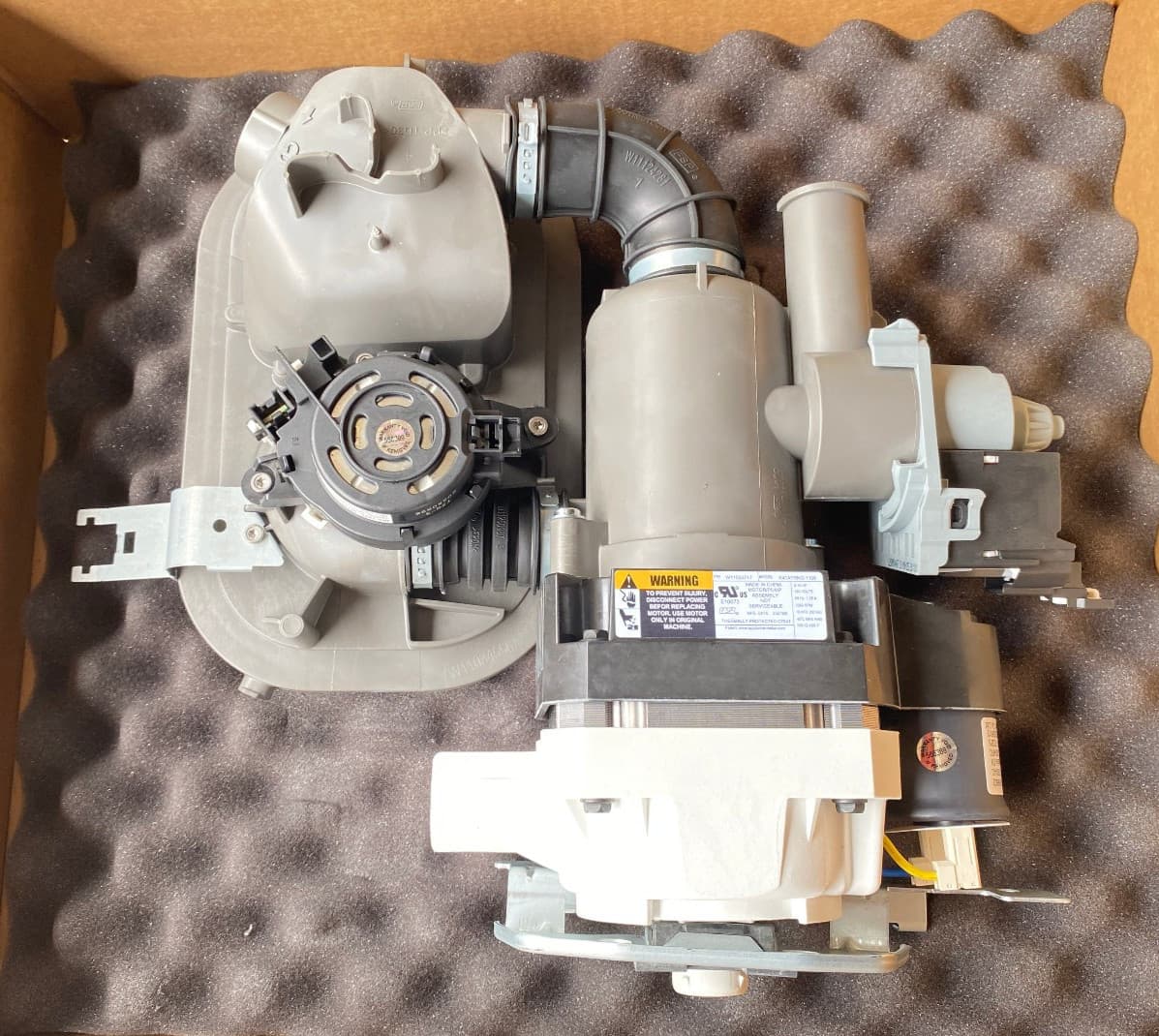 W11680075  OEM Whirlpool Dishwasher Motor & Sump Assembly New Genuine — thumbnail 3