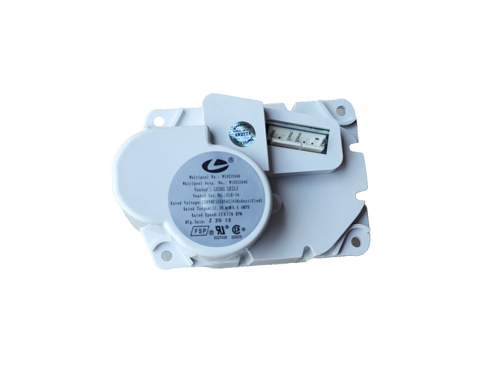 New Genuine Whirlpool Refrigerator Auger Motor W10271506 — thumbnail 2