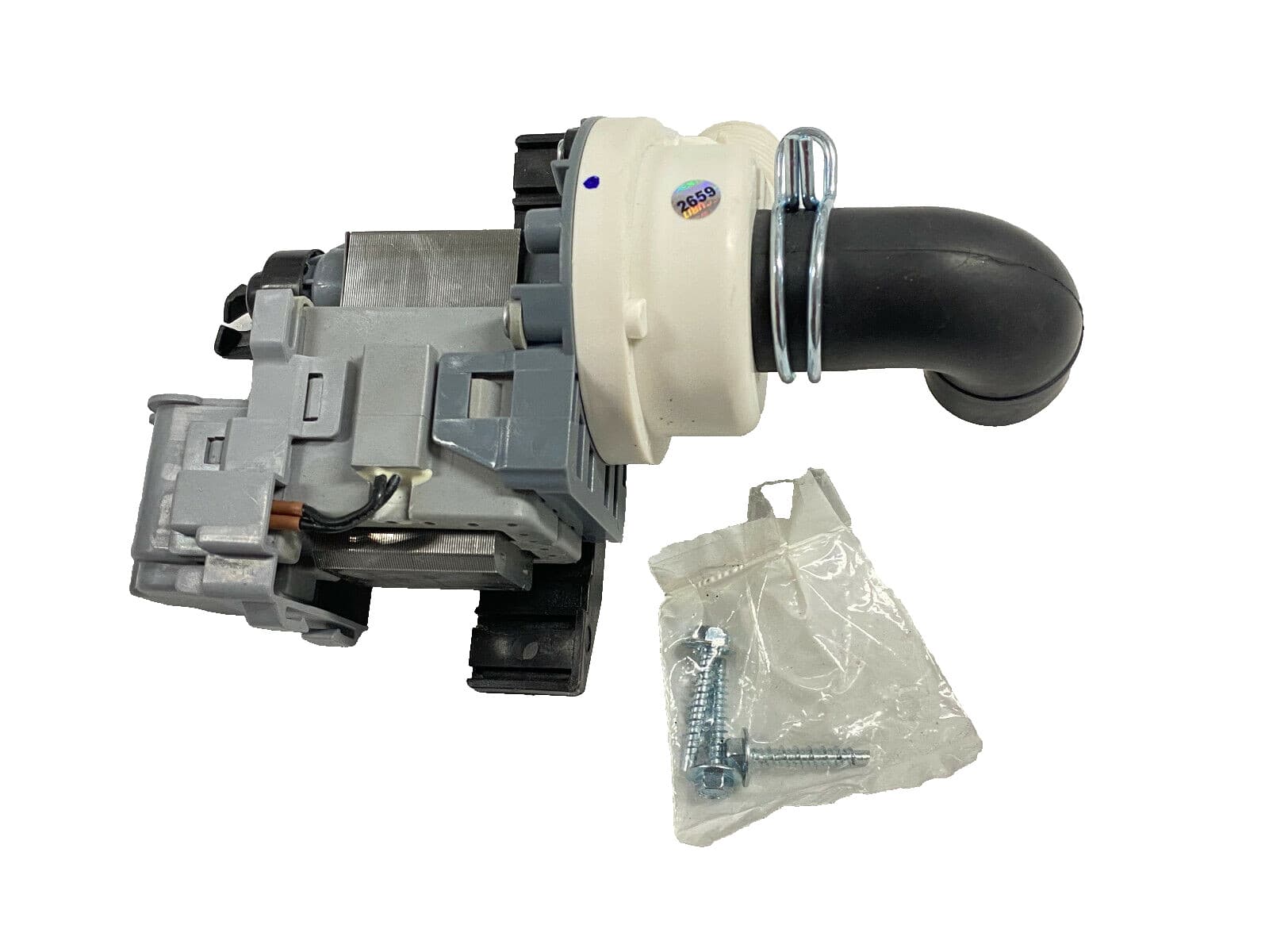 W10536347 Whirlpool OEM Washer Drain Pump Kit NEW Genuine — thumbnail 3