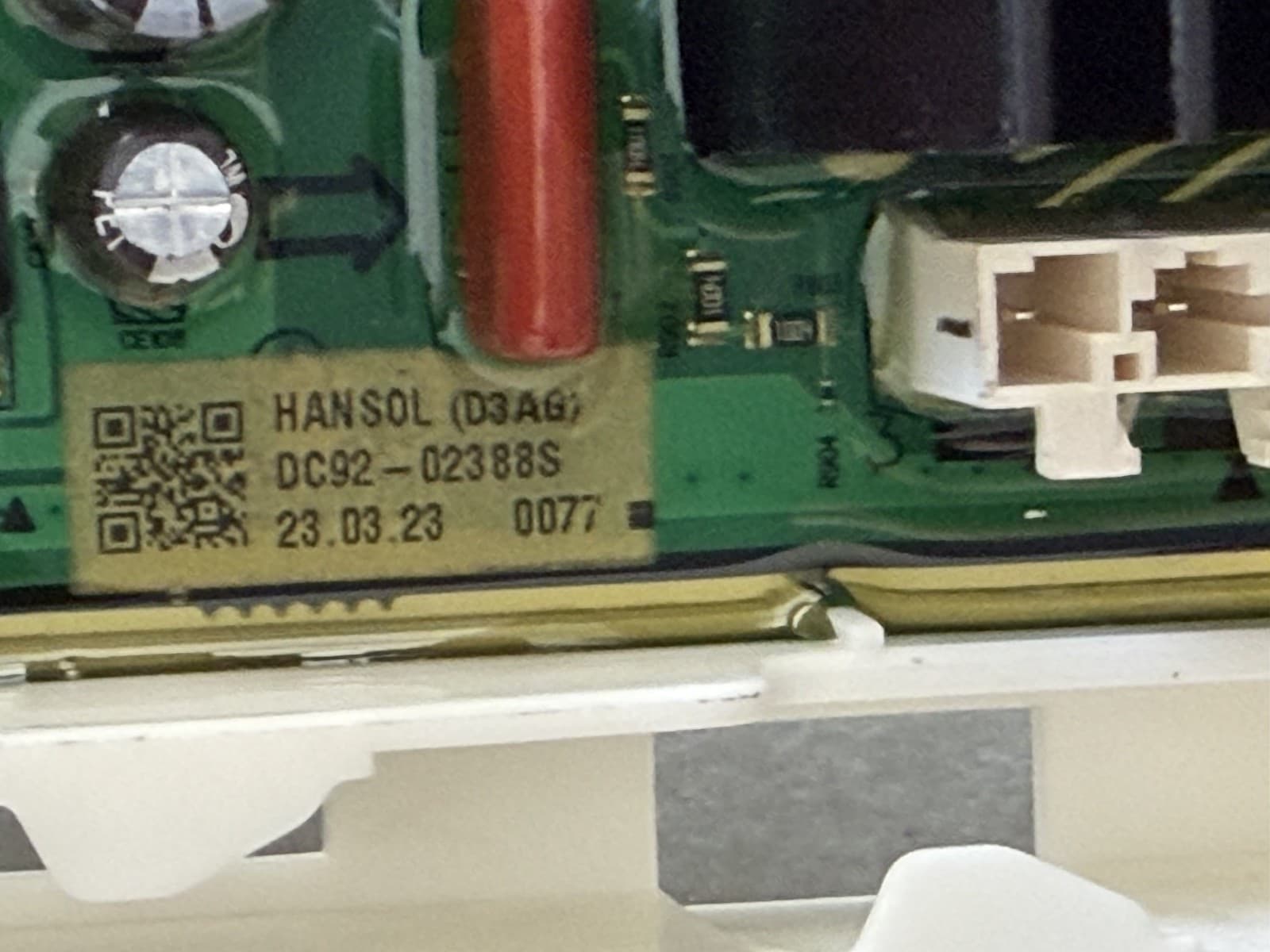 DC92-02388S  Samsung Washer Dryer Main Pcb Assembly Genuine OEM — thumbnail 2