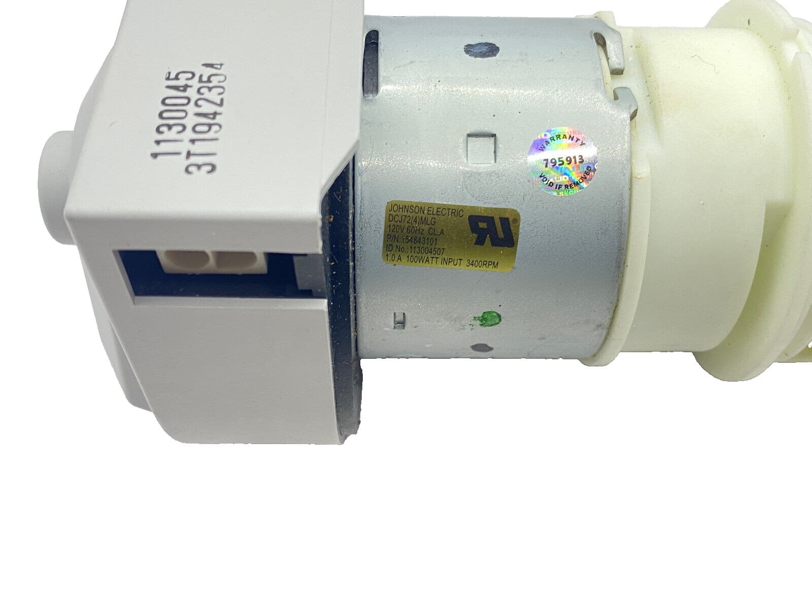 Genuine Frigidaire Dishwasher Tower Motor  154859201 — thumbnail 2