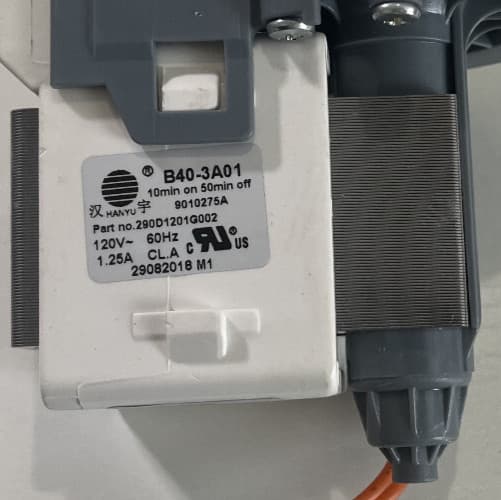 New Genuine OEM GE Washer Drain Pump WH23X27574 — thumbnail 3
