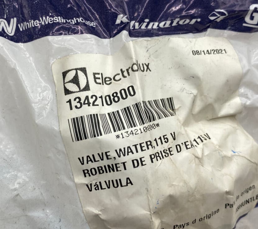 New Genuine OEM Frigidaire Washer Water Inlet Valve Assembly 134210800 — thumbnail 4