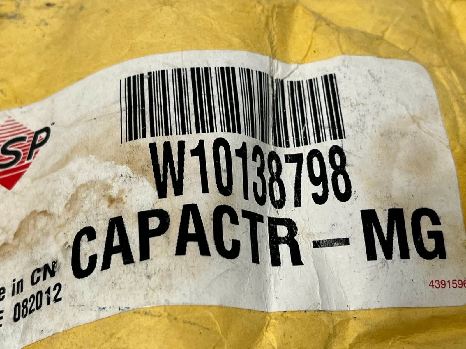Genuine OEM Whirlpool Microwave High-voltage Capacitor W10138798 — thumbnail 5