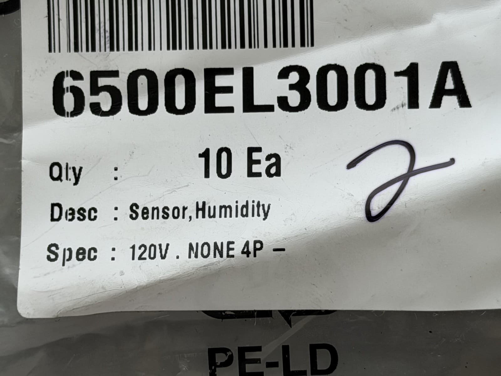 6500EL3001A OEM LG Dryer Moisture Sensor  ( 2 PACK ) New Genuine — thumbnail 2