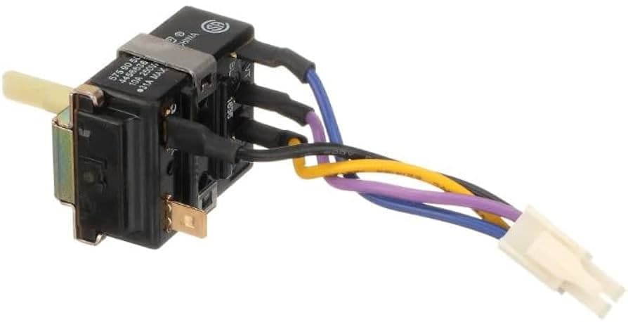 WP4456836 OEM Whirlpool Range Blower Speed Switch (Selector) New Genuine