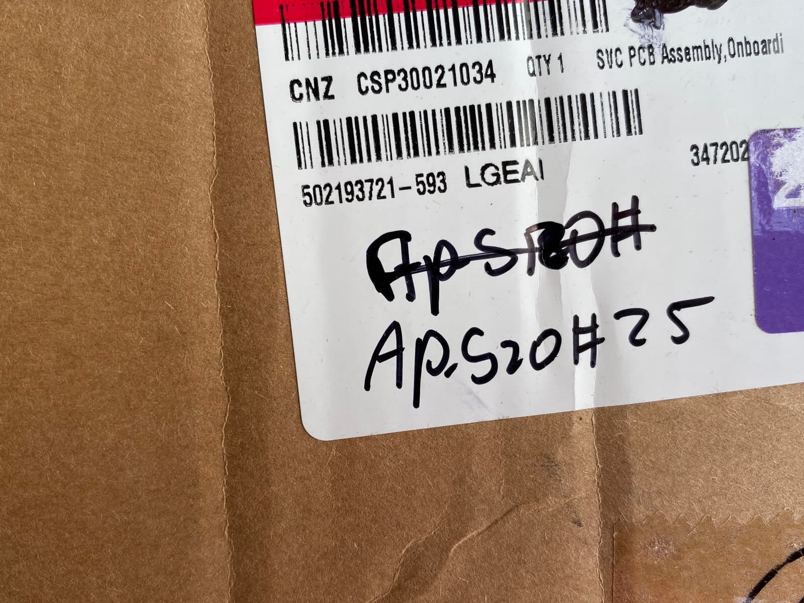 Genuine OEM LG Refrigerator Power Control Board  CSP30021034 — thumbnail 3