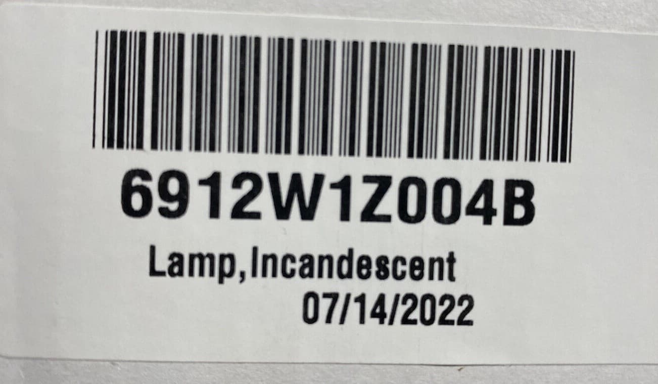 New Genuine OEM LG Microwave Lamp Light Bulb Incandescent 6912W1Z004B — thumbnail 2