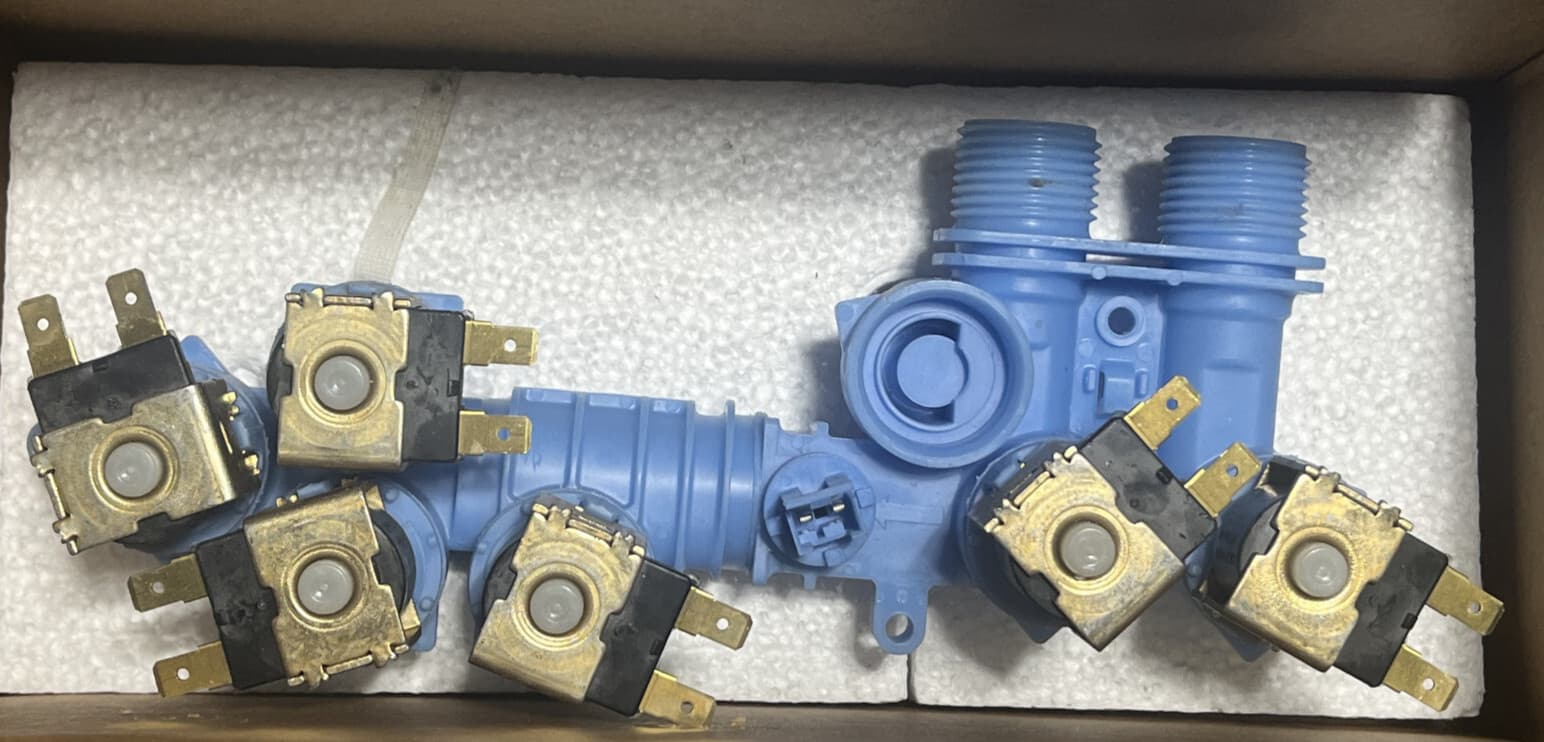 New Genuine OEM Whirlpool Washer Water Inlet Valve W10853723 — thumbnail 5